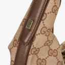 Gucci Monogram Canvas and Leather Hobo Shoulder Bag