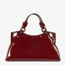 Cartier Marcello de Cartier Patent Leather Handle Bag
