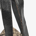 Christian Dior Black Leather Trotter Monogram Canvas Charms Shoulder Bag