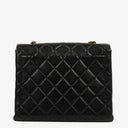 Chanel Single Flap Bag Black Quilted Lambskin With 24K Gold-Plated Hardware
