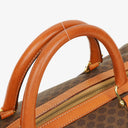 Celine Vintage Macadam Triomphe Brown Travel Bag