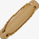 Chanel Medium Classic Vintage Double Flap Bag Beige Quilted Lambskin 24K Gold-Plated Hardware