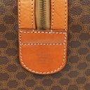 Celine Vintage Macadam Triomphe Brown Travel Bag