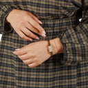 Gucci 1500L Rectangular Stainless Steel Watch