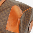 Celine Vintage Macadam Triomphe Brown Travel Bag