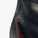 Hermès Kelly 32 Sellier Rouge H, Bleu Marine and Vert Fonce Box Calf Tricolor With Gold Hardware