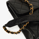 Chanel Single Flap Bag Black Quilted Lambskin With 24K Gold-Plated Hardware