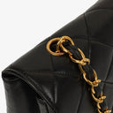 Chanel Single Flap Bag Black Quilted Lambskin With 24K Gold-Plated Hardware