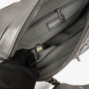 Chanel Metallic Airlines Quilted Leather Flap Bag