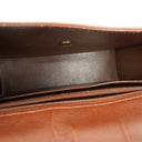 Chanel Brown Grained Calfskin Flap Shoulder Bag Aged Gold- Toned Hardware, 1996-1997