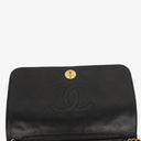 Chanel Classic Full Flap Bag Black Quilted Leather 24K Gold-Plated Hardware
