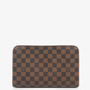 Louis Vuitton Damier Canvas Saint Louis Pochette Clutch Bag