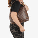 Louis Vuitton Portobello PM Damier Ebene Canvas Handbag