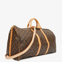 Louis Vuitton Keepall 55 Bandoulière Monogram Canvas Travel Bag