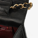 Chanel Classic Full Flap Bag Black Quilted Leather 24K Gold-Plated Hardware