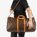 Louis Vuitton Keepall 55 Bandoulière Monogram Canvas Travel Bag