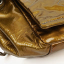 Chanel Accordion Patent Leather CC Flap Bag