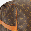 Bolso de viaje Louis Vuitton Keepall 55 Bandoulière de lona con monograma