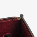 Hermès Kelly 32 Sellier Rouge H, Bleu Marine and Vert Fonce Box Calf Tricolor With Gold Hardware