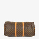 Bolso de viaje Louis Vuitton Keepall 55 Bandoulière de lona con monograma