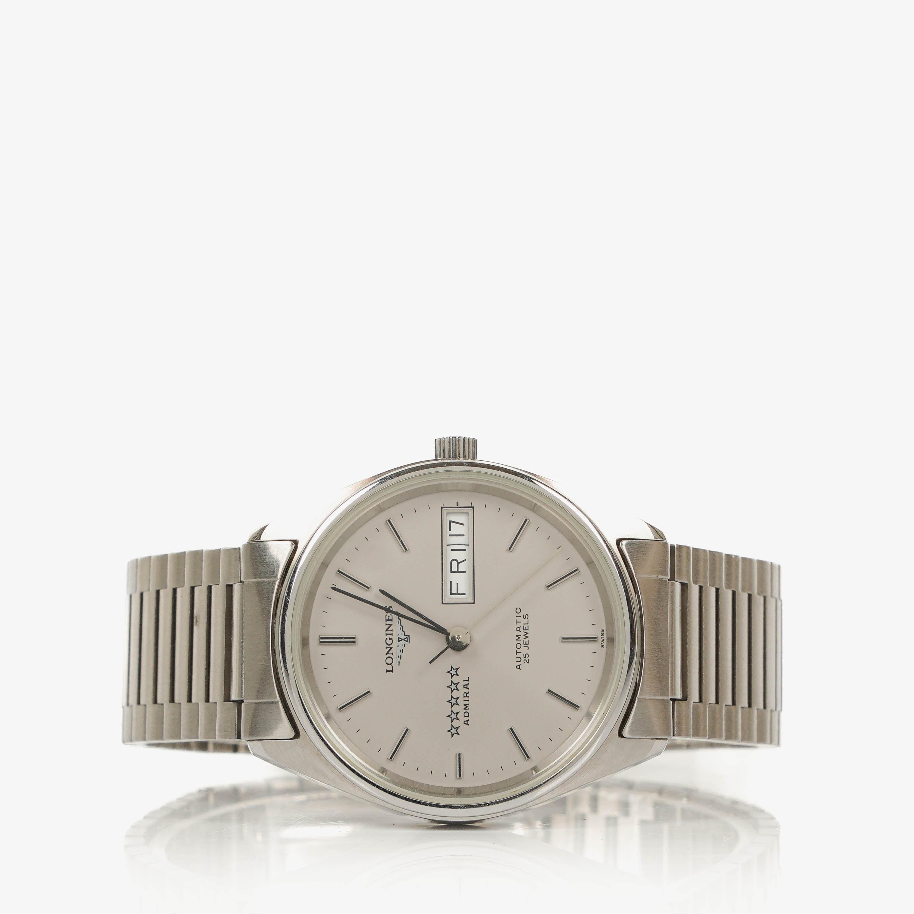 Longines Admiral 5 Star 33MM Edelstahl-Uhr