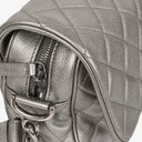 Chanel Metallic Airlines Quilted Leather Flap Bag