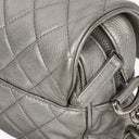 Chanel Metallic Airlines Quilted Leather Flap Bag