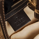 Gucci Lovely Medium Beige/Ebony GG Canvas Hobo Bag