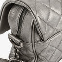 Chanel Metallic Airlines Quilted Leather Flap Bag
