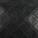 Chanel Classic Full Flap Bag Black Quilted Leather 24K Gold-Plated Hardware