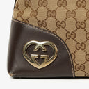Gucci Lovely Medium Beige/Ebony GG Canvas Hobo Bag