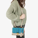 Miu Miu Madras Goatskin Multicolor Crossbody Bag