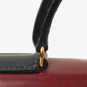 Hermès Kelly 32 Sellier Rouge H, Bleu Marine and Vert Fonce Box Calf Tricolor With Gold Hardware