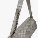 Chanel Metallic Airlines Quilted Leather Flap Bag