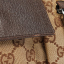 Gucci GG Multicolour Beige/Brown Monogram Canvas Belt Bag