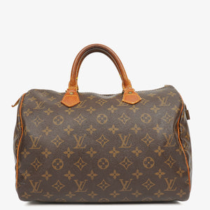 Louis Vuitton Speedy 30 Monogram Canvas Handbag