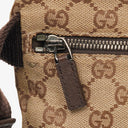 Gucci GG Multicolour Beige/Brown Monogram Canvas Belt Bag