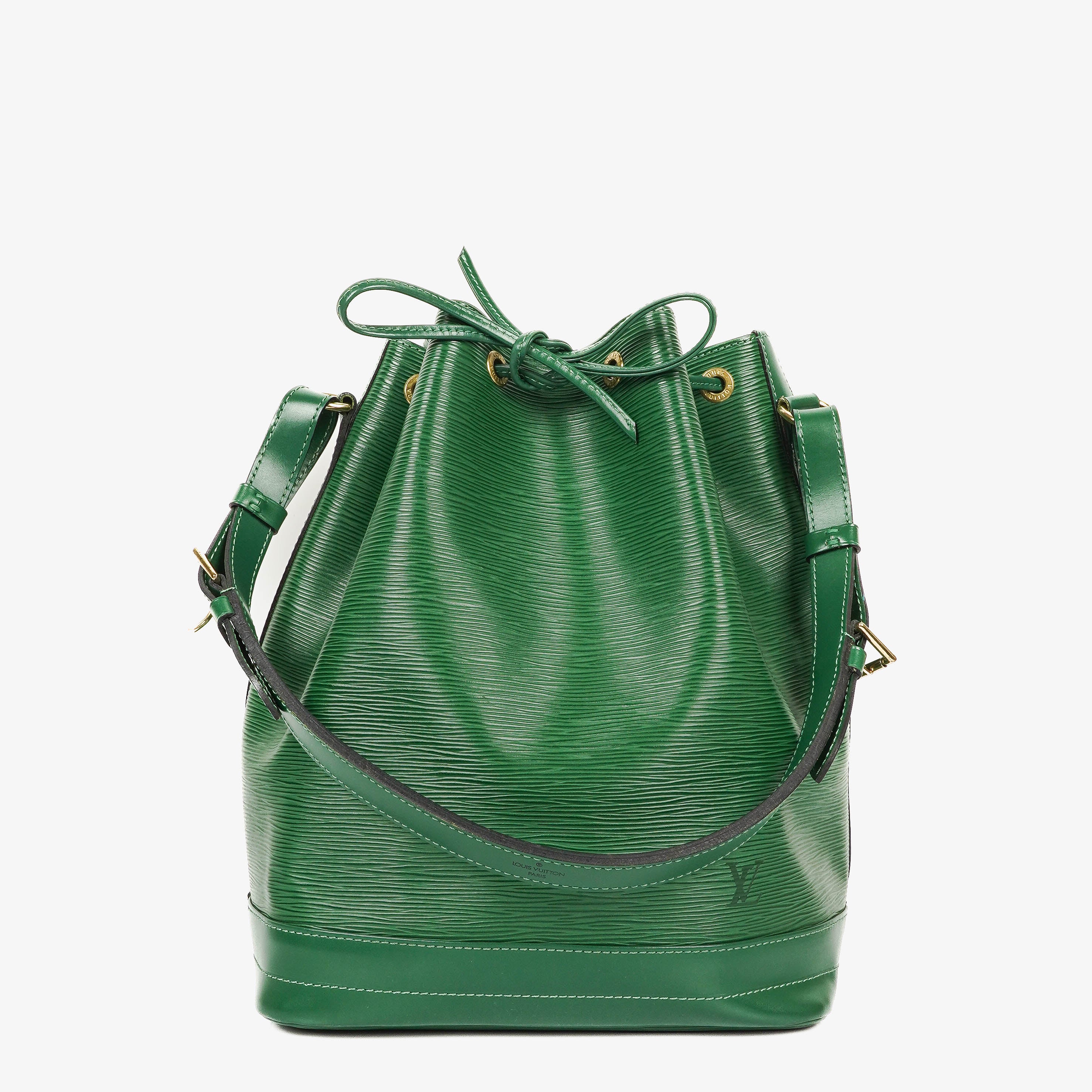 Louis Vuitton Noe Grande GM Grüne Epi Leder Schultertasche