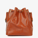 Louis Vuitton Petit Noe Brown EPI Leather Shoulder Bag