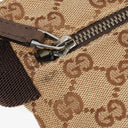 Gucci GG Multicolour Beige/Brown Monogram Canvas Belt Bag