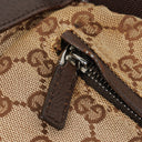 Gucci GG Multicolour Beige/Brown Monogram Canvas Belt Bag