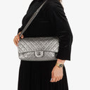 Chanel Metallic Airlines Quilted Leather Flap Bag