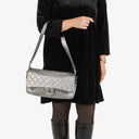 Chanel Metallic Airlines Quilted Leather Flap Bag