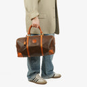 Celine Vintage Macadam Triomphe Brown Travel Bag