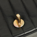 Chanel Half-Moon In Black Quilted Lambskin With 24K Gold-Plated Hardware