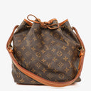 Louis Vuitton Petit Noe Monogram Canvas Shoulder Bag