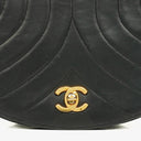 Chanel Half-Moon In Black Quilted Lambskin With 24K Gold-Plated Hardware
