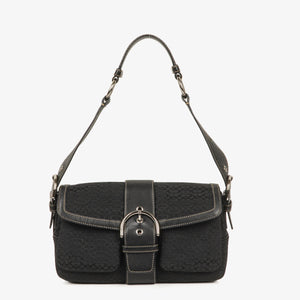 Coach Black Soho Buckle Flap Bag