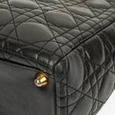 Dior Lady Dior Vintage Large Black Cannage Lambskin Handbag