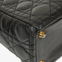 Dior Lady Dior Vintage Large Black Cannage Lambskin Handbag
